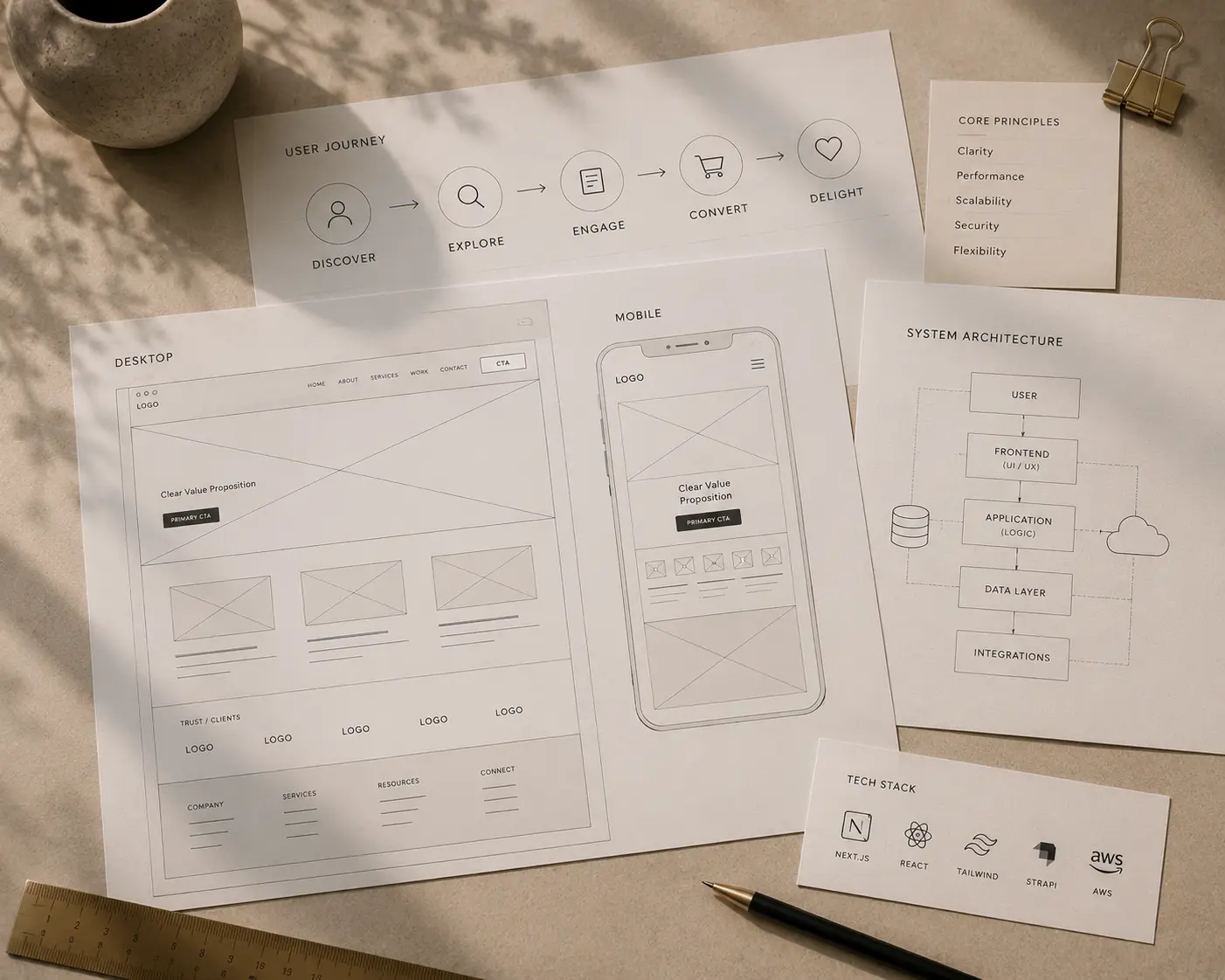 Web architecture and UI engineering at Socialache